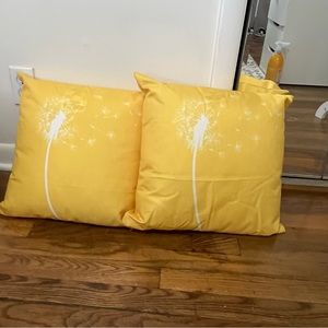 Outside throw pillows